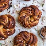 Vegan Cinnamon Braid Buns