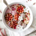 Pink Chia Pudding with Figs