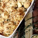 Cheesy Cauliflower Bake with Bread Crumb and Thyme