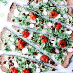 Cauliflower Flatbread w/ Cashew Parsley Pesto