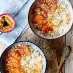 Passionfruit Porridge with Coconut and Orange