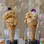 Peaches 'n Nice Cream cones