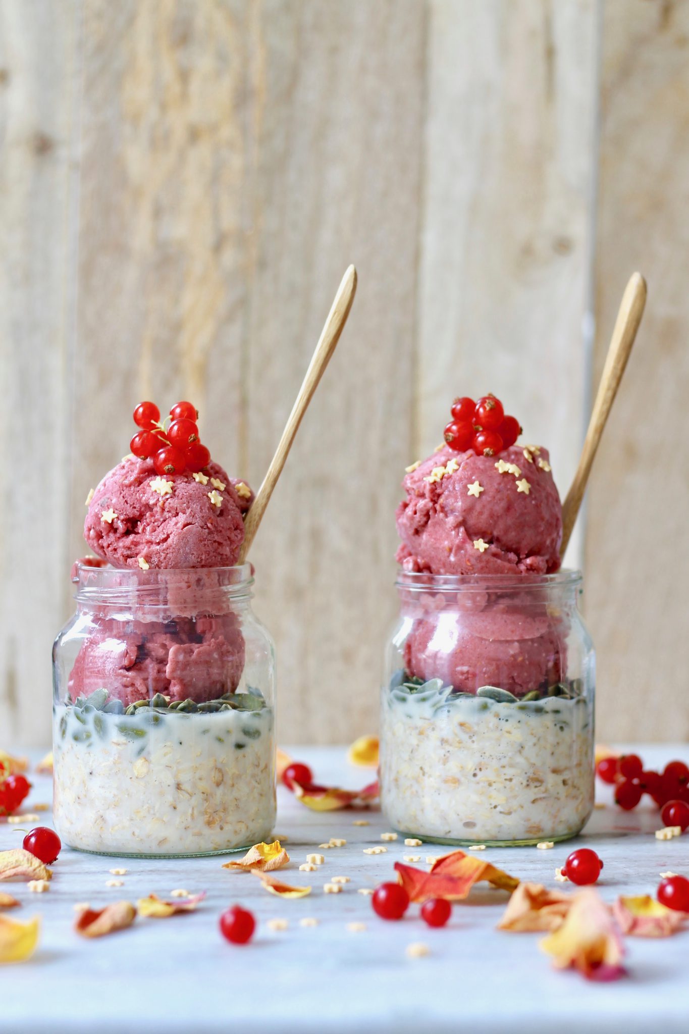 Pink Maca Nice Cream Parfaits