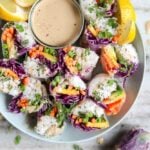 Rainbow Rice Paper Rolls