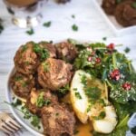vegan festive falafels