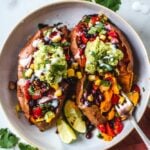 Mexican Stuffed Sweet Potatoes