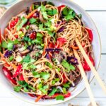 Easy vegetable lo mein recipe