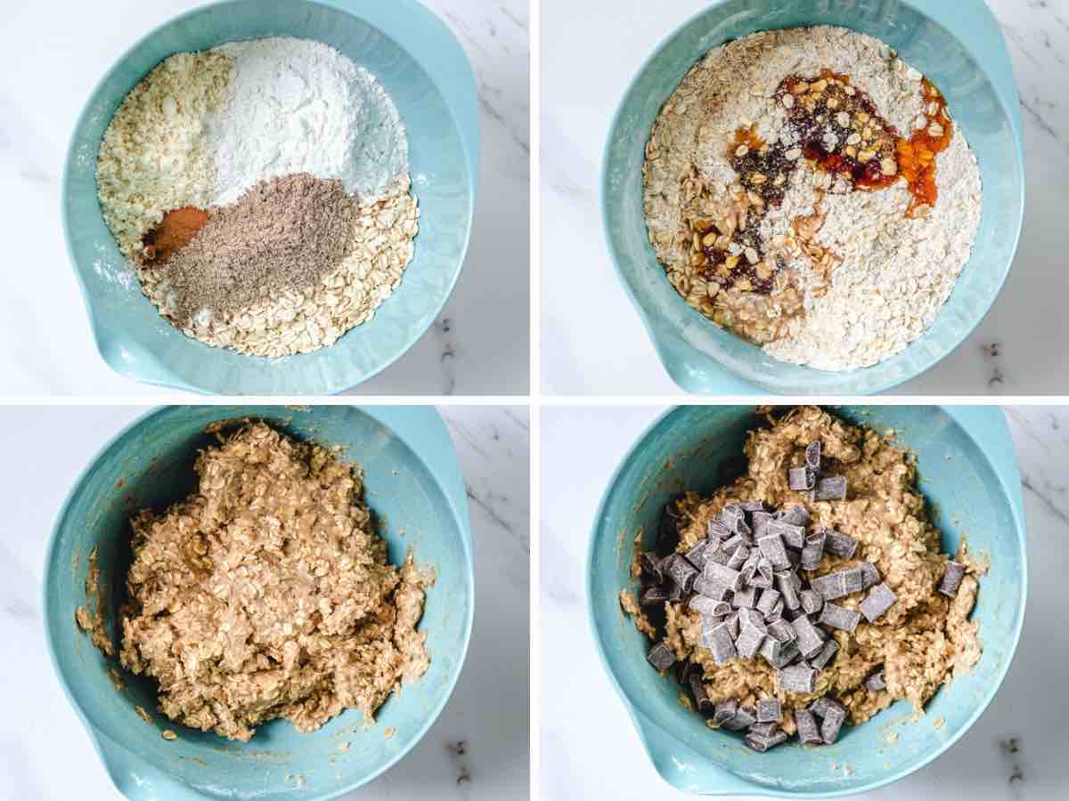 How to make oatmeal chocolate chip cookies