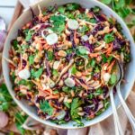Asian Slaw Recipe with Asian Slaw Peanut Dressing