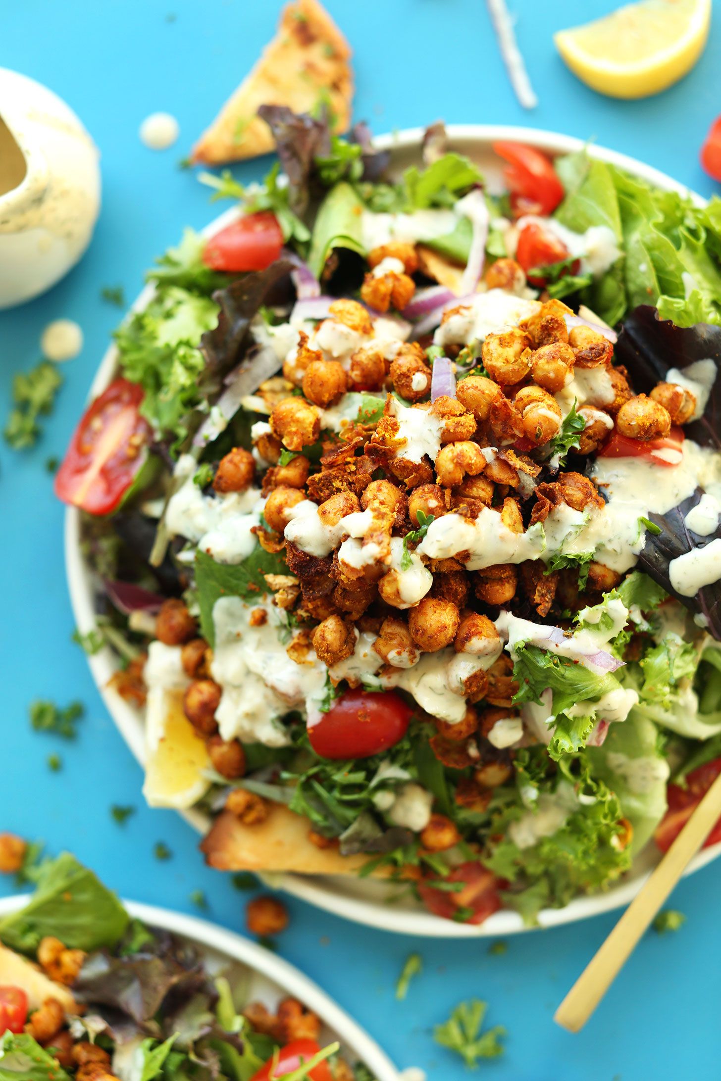 Chickpea Shawarma Salad Minimalist Baker