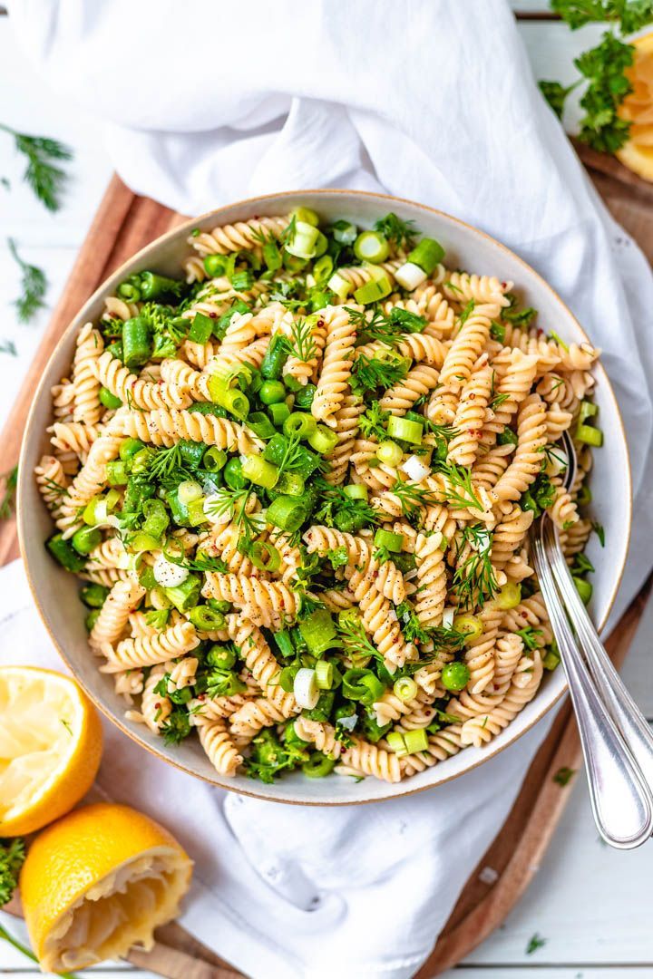 Lemon Vegan Pasta Salad