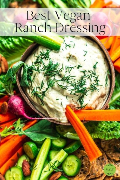10-Minute Creamy Vegan Ranch Dip with Cashews - Two Spoons