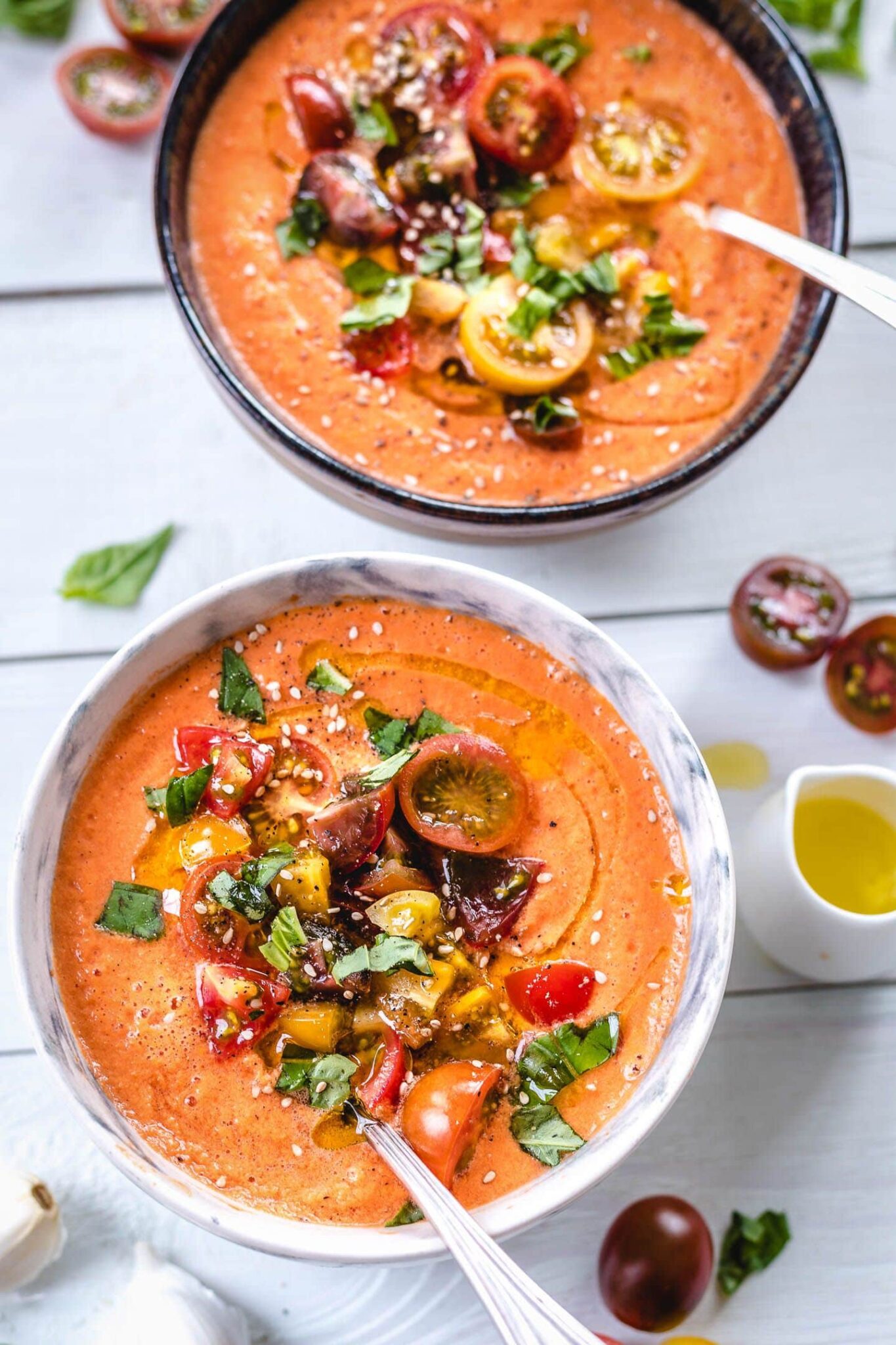 Easy Gazpacho Recipe (Vegan) Two Spoons