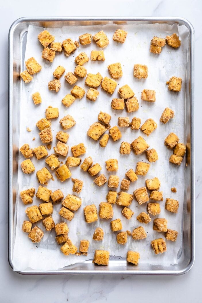 oven baked crispy tofu