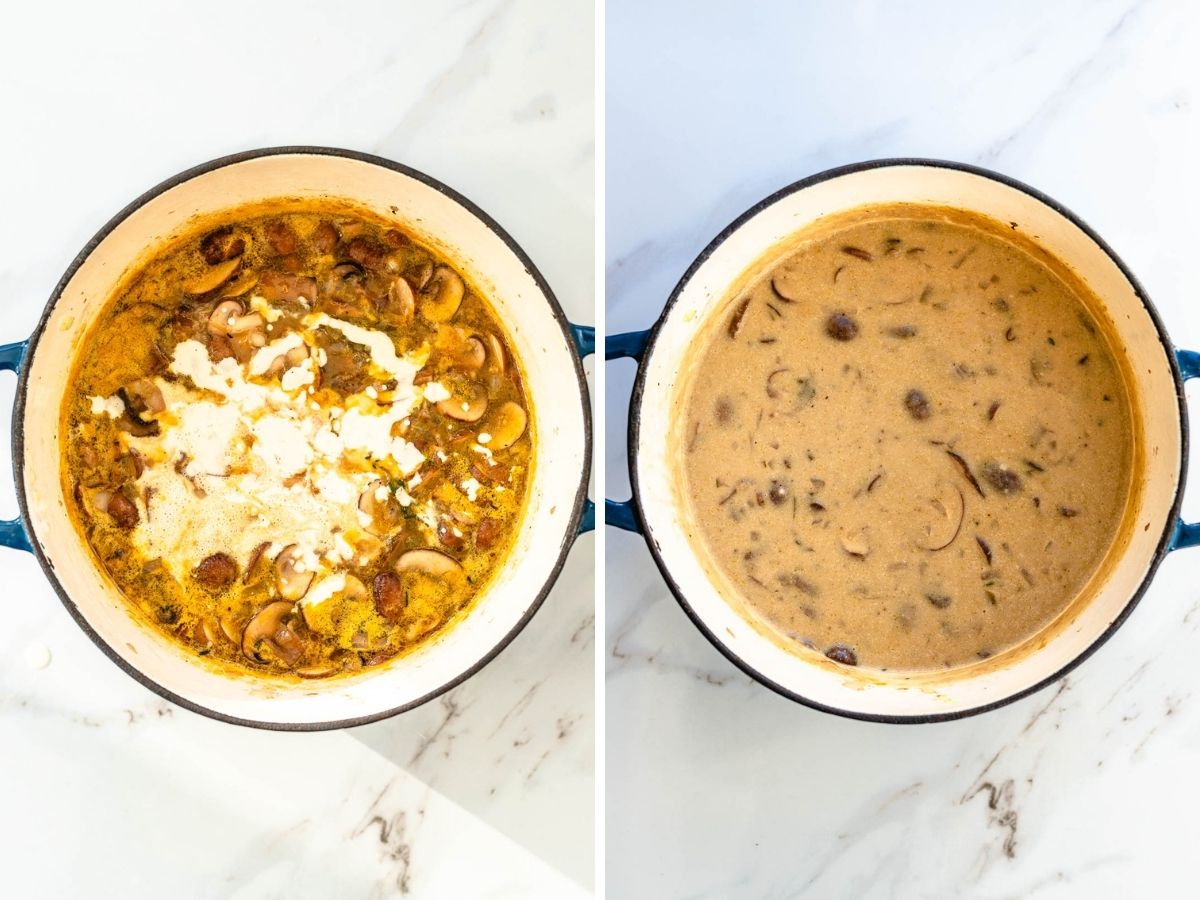 how to make vegan mushroom soup