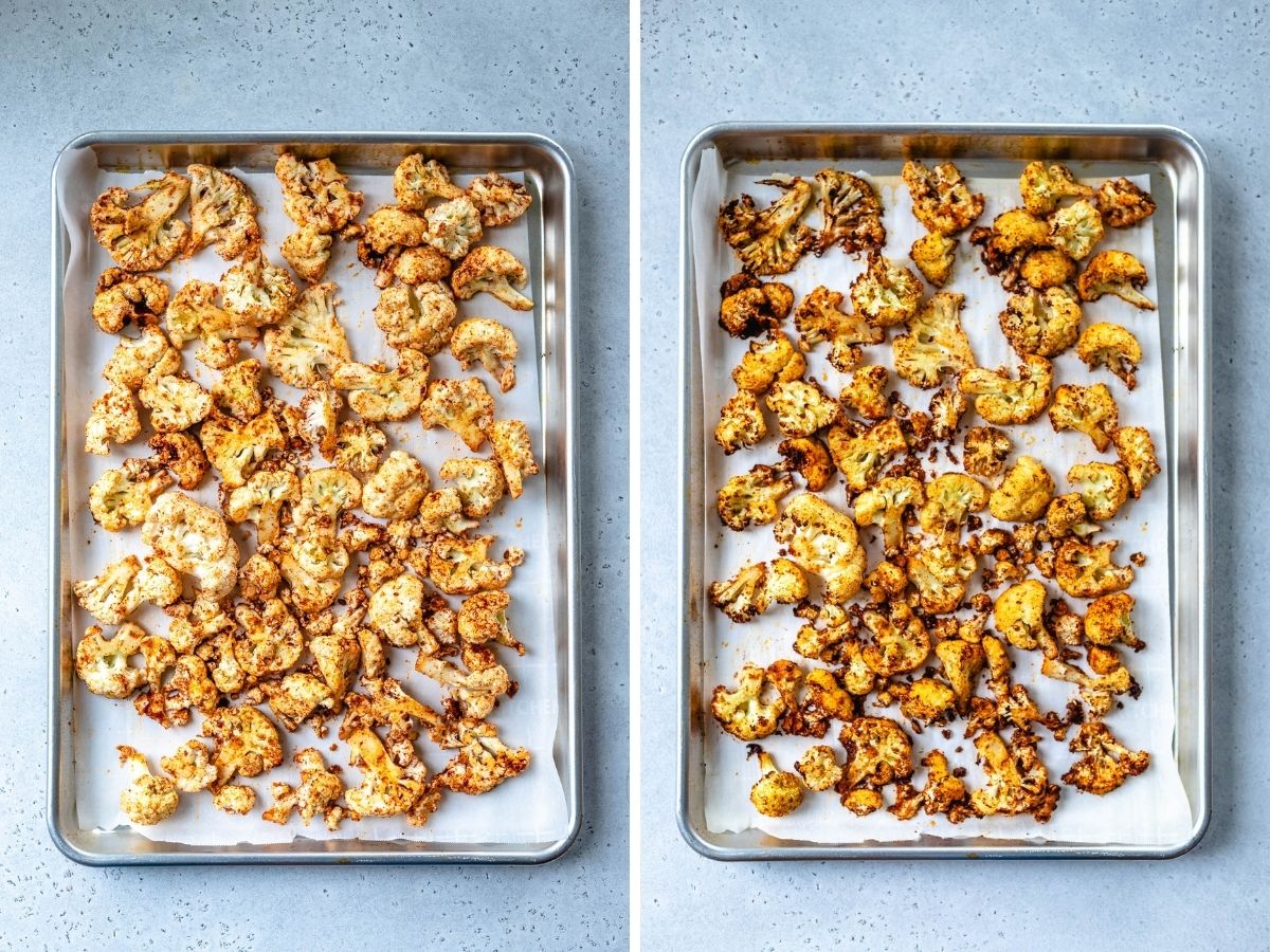 roasting cauliflower