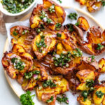 crispy smashed potatoes