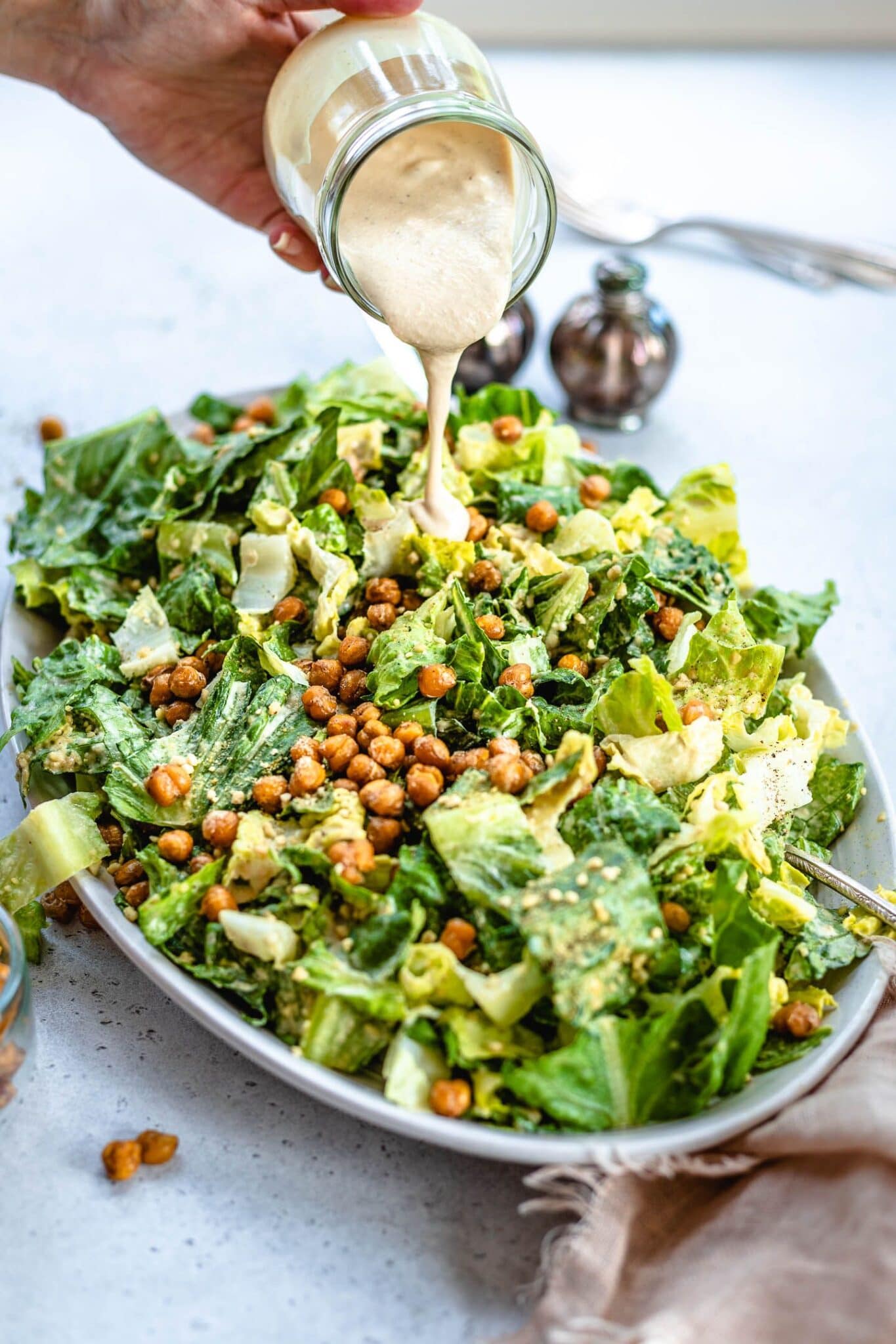 Vegan Caesar Dressing Best Vegan Recipe Two Spoons