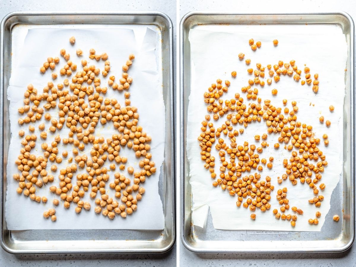 crunchy roasted chickpeas