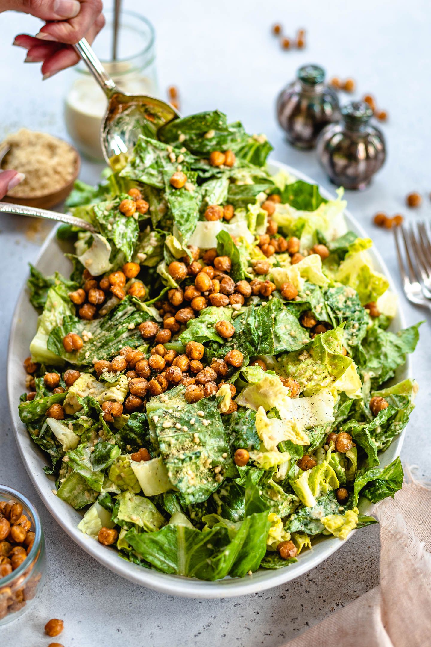 vegan caesar salad