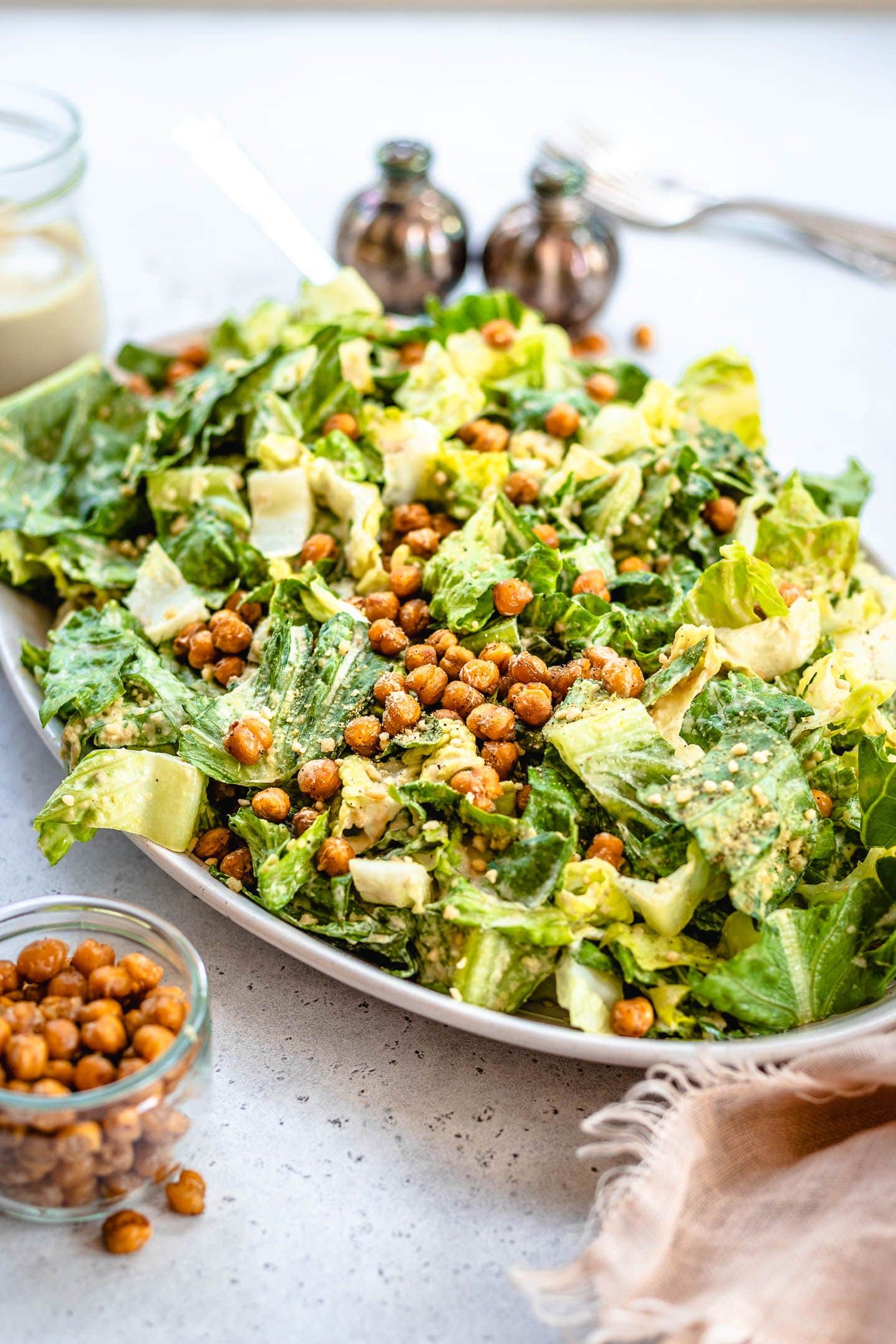 vegan caesar salad