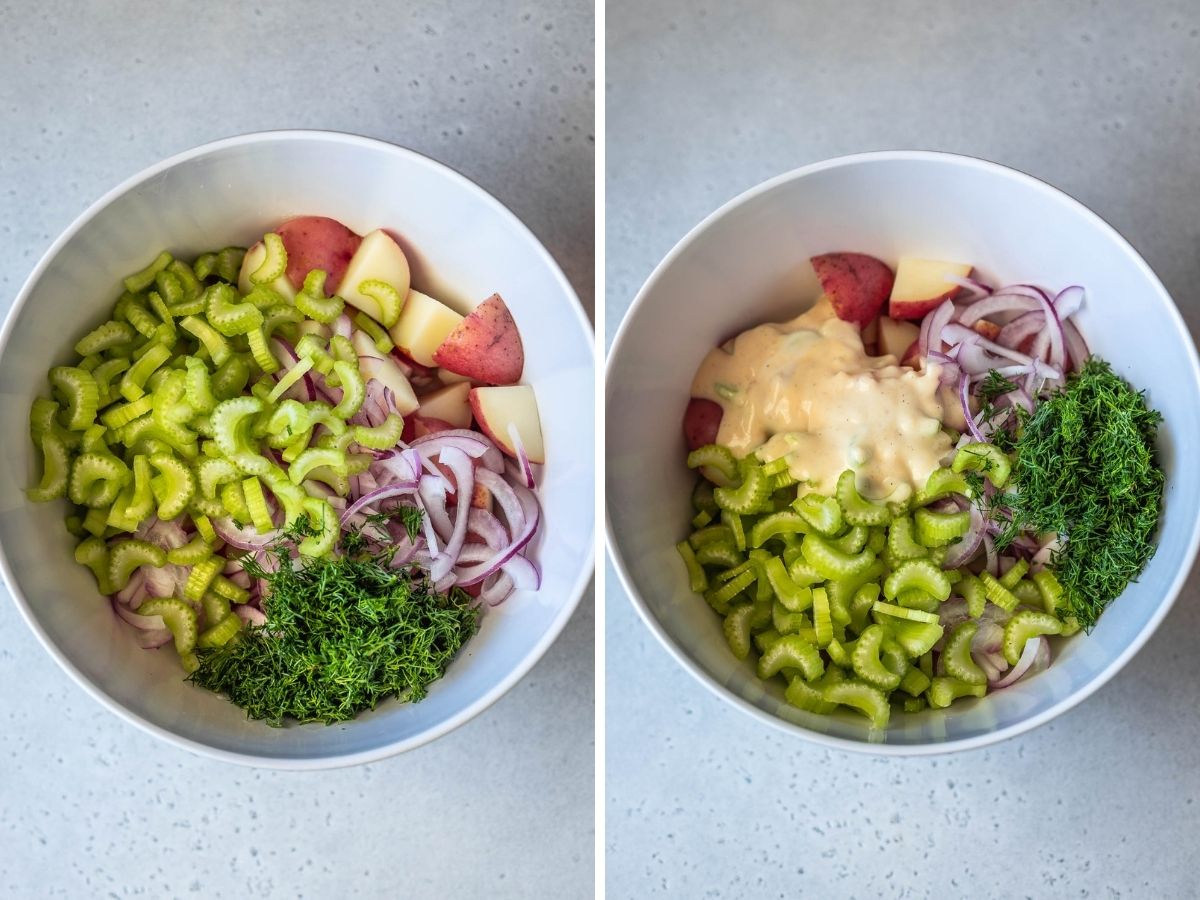 vegan potato salad