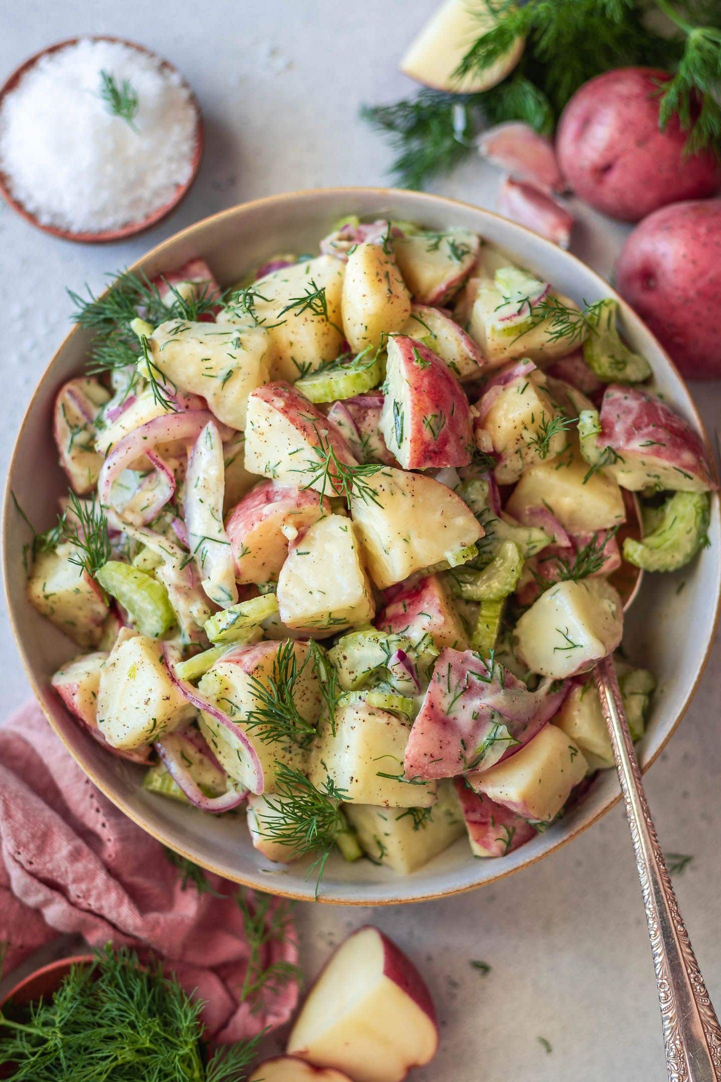 Creamy Vegan Potato Salad-image