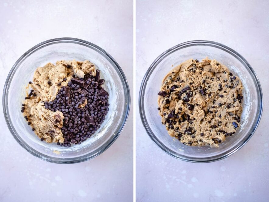 add the chocolate chips