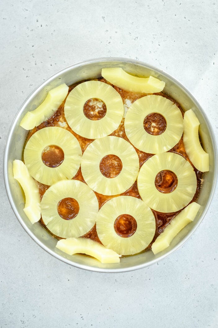 the pineapple topping