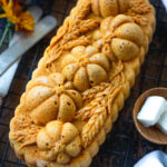 vegan cornbread recipe displayed on a cooling rack