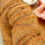 sliced homemade spelt bread
