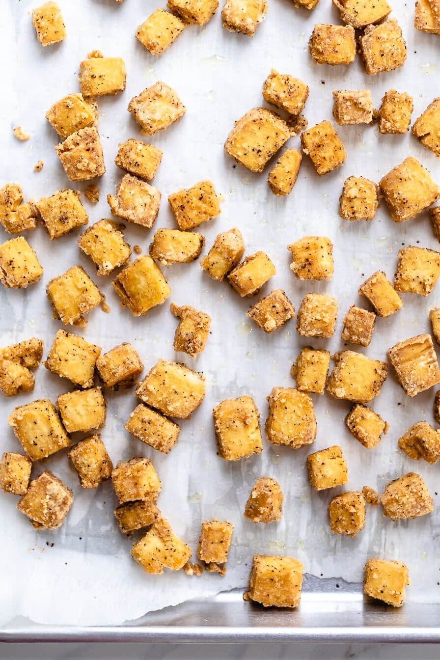 oven baked crispy tofu