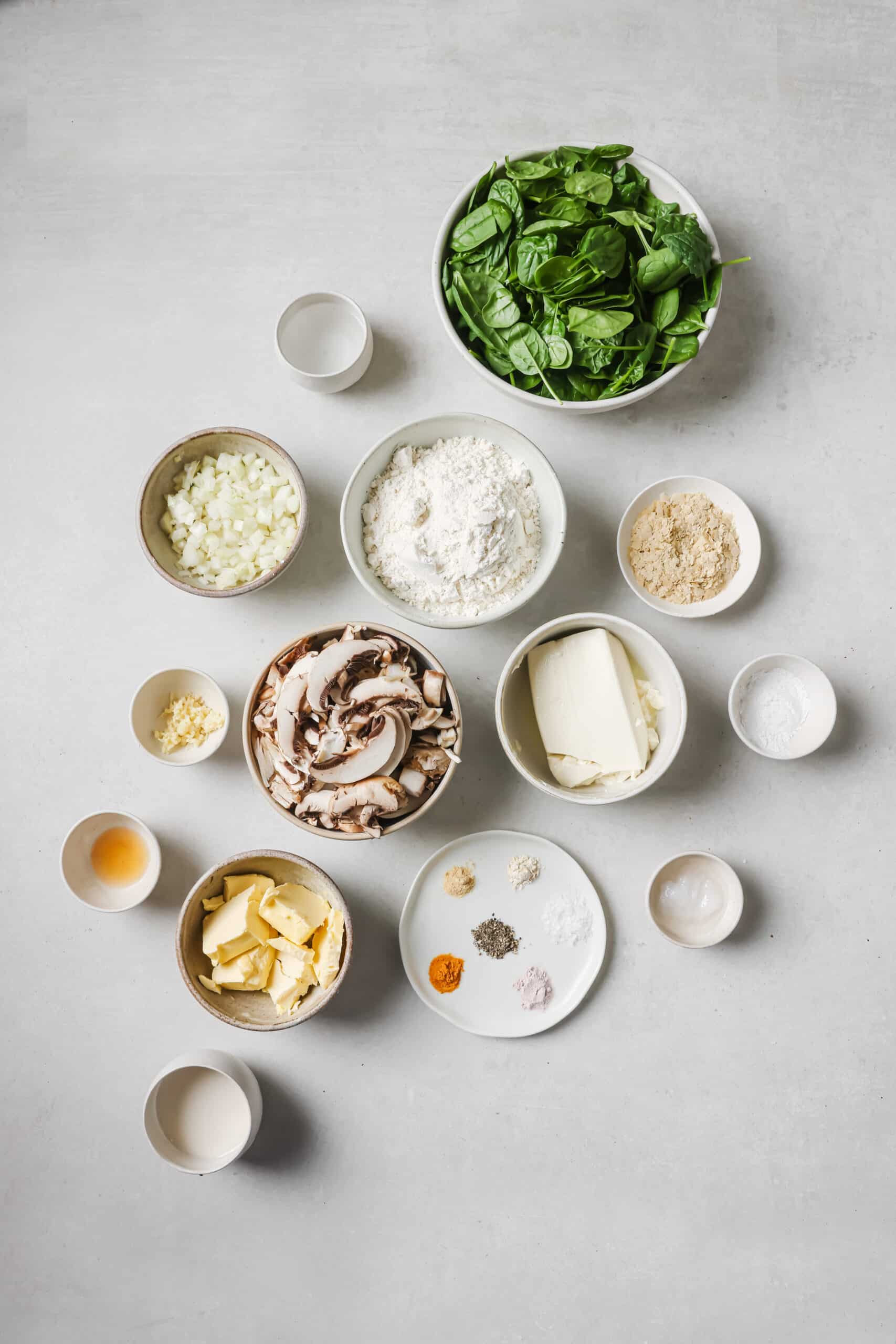 Best Vegan Quiche with Mushroom and Spinach - Two Spoons