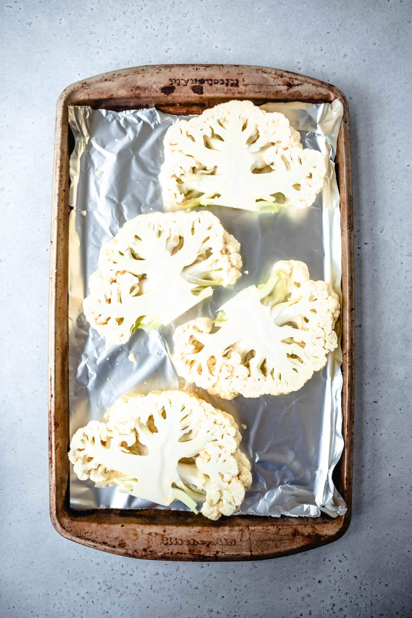 30Minute Roasted Cauliflower Steaks with Chickpeas Two Spoons