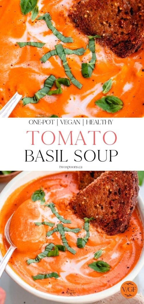 Pin this recipe for tomato basil soup on Pinterest