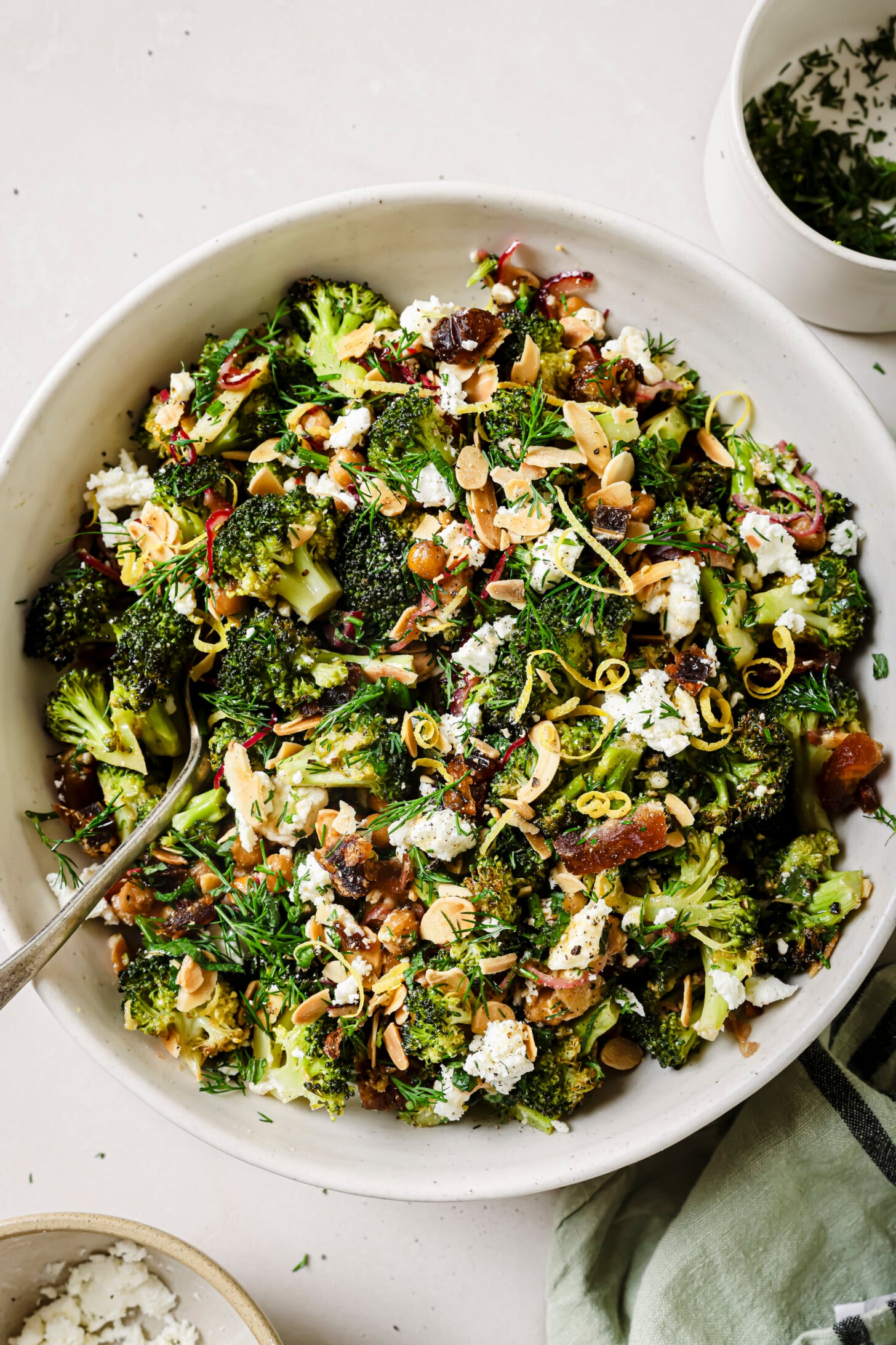 30-Minute Roasted Broccoli and Chickpea Salad